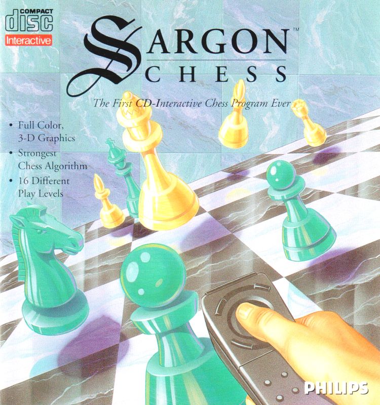 Sargon Chess box art for CD-i